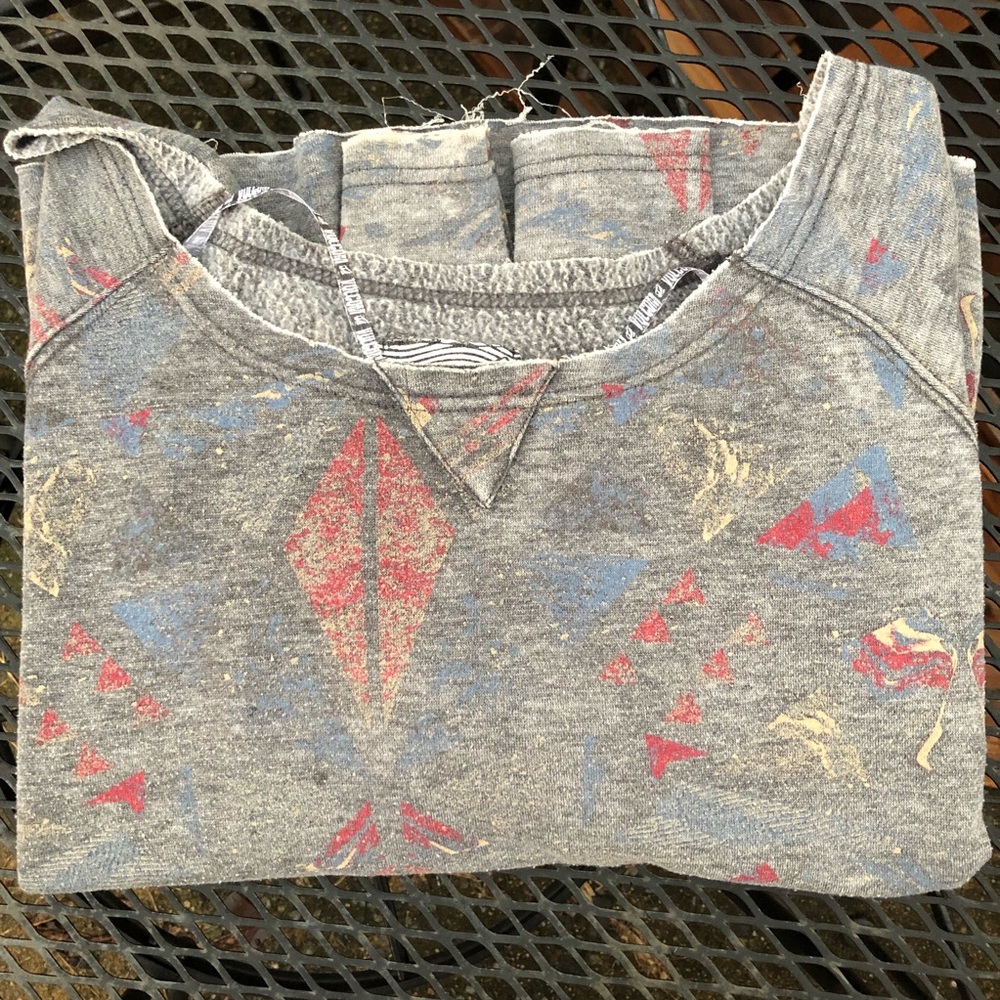 Off the shoulder Volcom sweatshirt